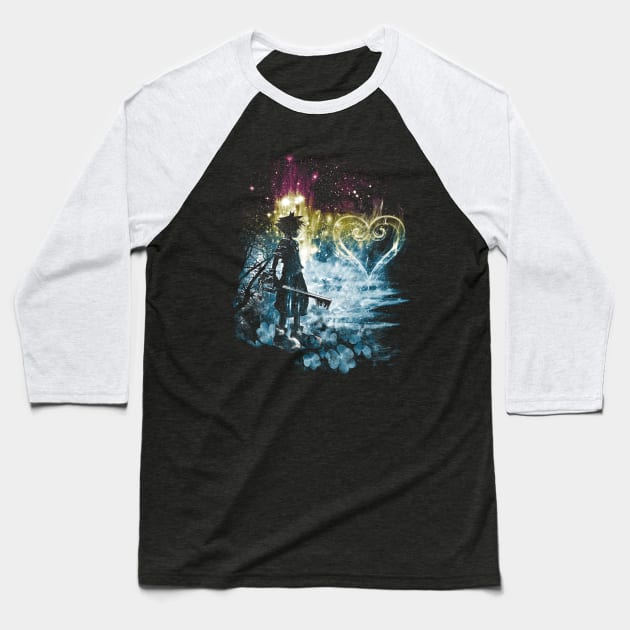 a path to the heart Baseball T-Shirt by kharmazero